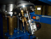 Crucible stage and Valves Crucible stage and Valves