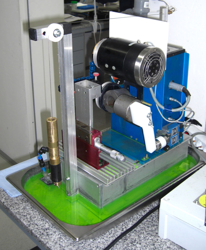 Well Wire Slicing Saw for single cuts Well Wire Slicing Saw for single cuts